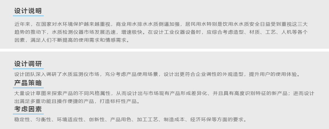 水质监测仪外观设计效果图