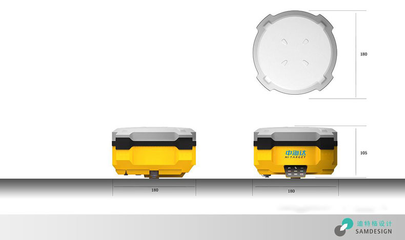 RTK测量仪器外观设计方案3