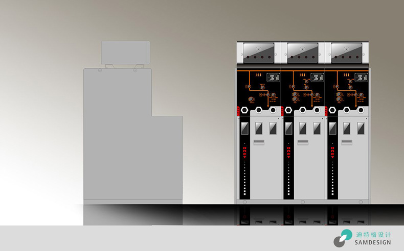 机电绝缘柜外观设计效果图